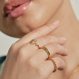 Giocoso Interlocking Gold Ring