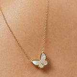 Fermata Butterfly Charm Necklace