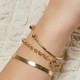 Waltz Gold Chain Bracelet