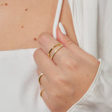 Amplify Double Layer Ring