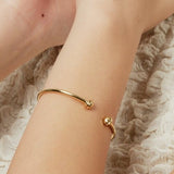 Hush Gold Cuff Bracelet