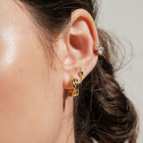 Interdit Gold Hoop Earrings