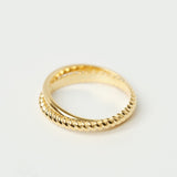 Jig Interlacing Gold Ring