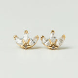 Ode Trio Stud Earrings