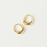 Mezzo Gold Hoop Earrings