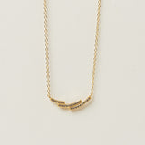 Spiccato Wave Motif Necklace