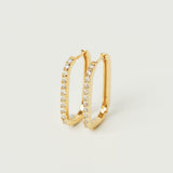 Prelude Rectangular Hoop Earrings