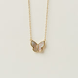 Fermata Butterfly Charm Necklace