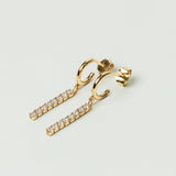 Chimes Gold Dangling Earrings