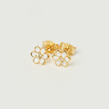 Rococo Floral Stud Earrings