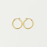 Gymnopédie Gold Hoop Earrings