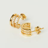 Aria Gold Hoop Earrings