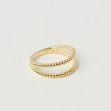 Sequence Double Layer Ring