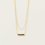 Arabesque Layered Chain Necklace