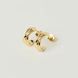 Interdit Gold Hoop Earrings