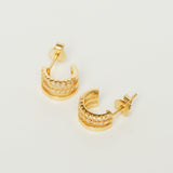 Aria Gold Hoop Earrings