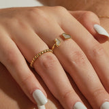 Soprano Gold Bead Ring