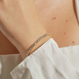 Tenor Silver Slider Bracelet