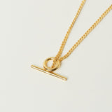 Verse Gold Toggle Necklace