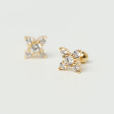 Copla Cross Stud Earrings