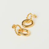 Swing Interlocking Hoop Earrings