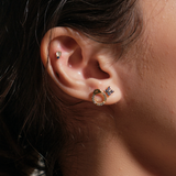 Fugue Duo Stud Earrings