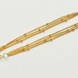 Symphony Gold Multi-Strand Bracelet