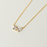 Nonet Duo Pendant Necklace