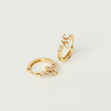 Sotto Gold Huggie Earrings