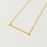 Lute Gold Bar Necklace