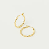 Gymnopédie Gold Hoop Earrings