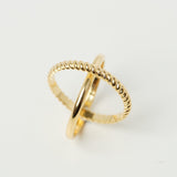 Jig Interlacing Gold Ring