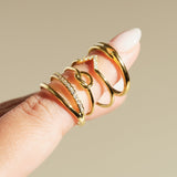 Giocoso Interlocking Gold Ring