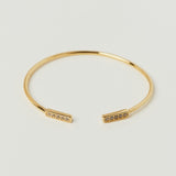 Chord Gold Cuff Bracelet