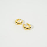 Mezzo Gold Hoop Earrings