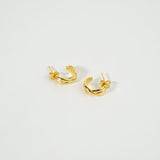 Interdit Gold Hoop Earrings