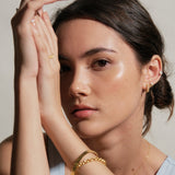 Melody Gold Hoop Earrings