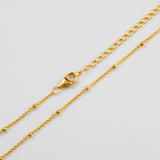 Jazz Gold Ball Chain Necklace