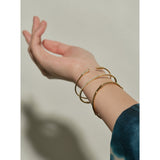 Chord Gold Cuff Bracelet